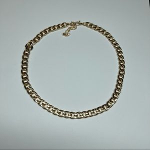 Chocker style chain link necklace